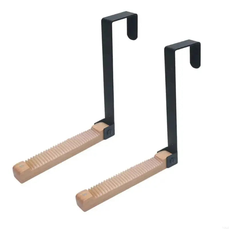 Set of 2 Foldable Hook Shelves — Maximize Your Space Instantly with Effortless, Stylish Organization