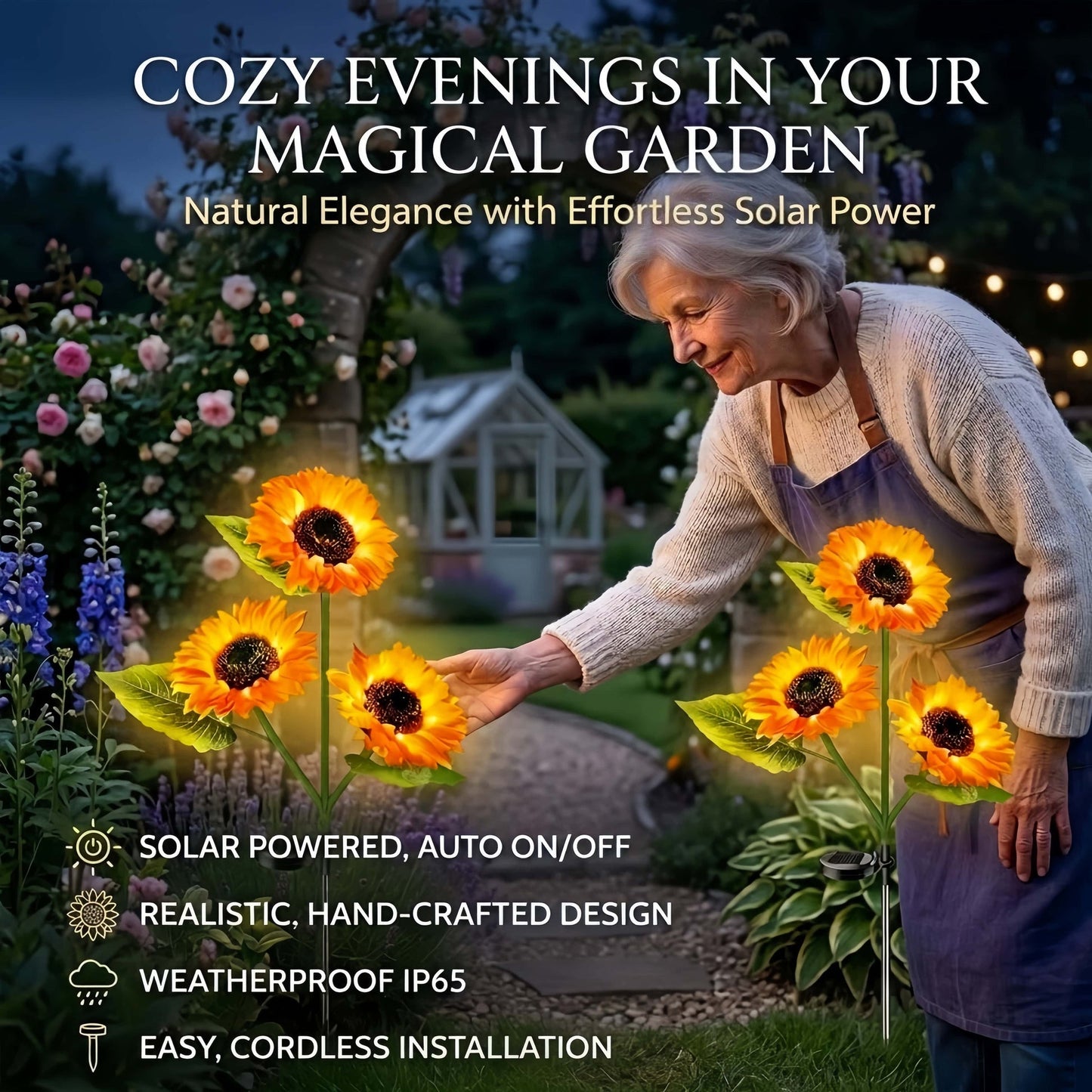 GartenStars — Verwandle deinen Garten in ein magisches Lichtermeer voller Romantik und Freiheit