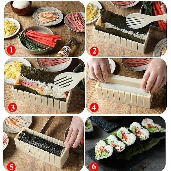 SushiMeister Kit — In Sekundenschnelle zum Sushi-Profi und Küchenheld