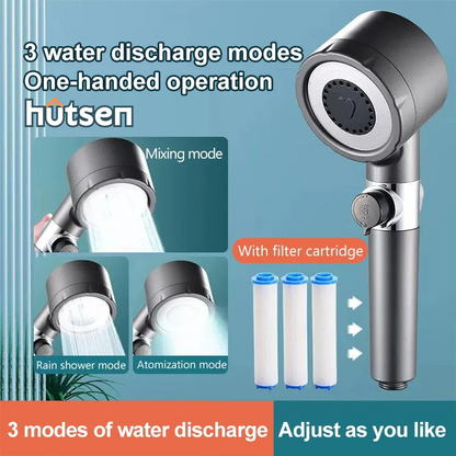 VitaSpray 4-in-1 Wellness-Duschkopf — Entfache Deine Kraftquelle mit jeder Dusche für strahlende Haut und pure Entspannung