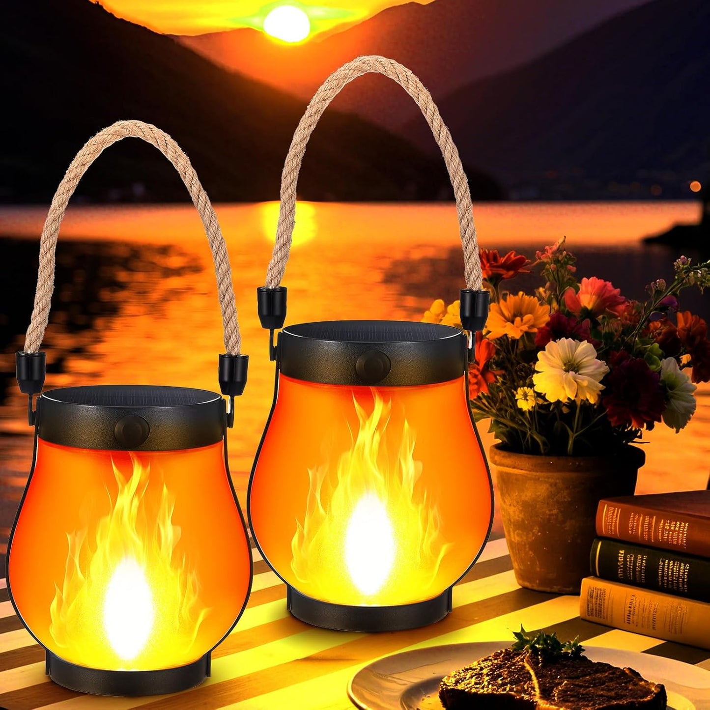 Flammenzauber Laterne — Magisches Flammenfeeling für unvergessliche Abende ohne Risiko