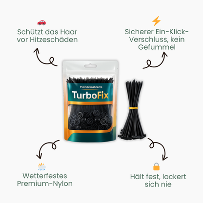 TurboFix Universal Profi-Kabelbinder — Schluss mit fummeligen Schrauben und endlosem Nachziehen!