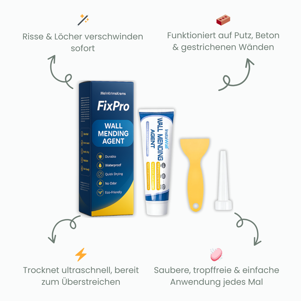 FixPro™ — Mach Schluss mit Wand-Schäden in Sekunden und fühl dich wie der Profi in deinem Zuhause