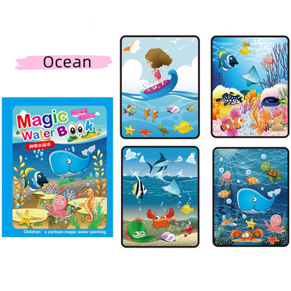 (50% Rabatt) - AquaSketch - Wassermalbuch - So macht Malen Spaß, ist sauber und lehrreich für Kinder!