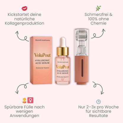 VoluPout™ — Verführerische, pralle Lippen ohne Nadeln in Minuten