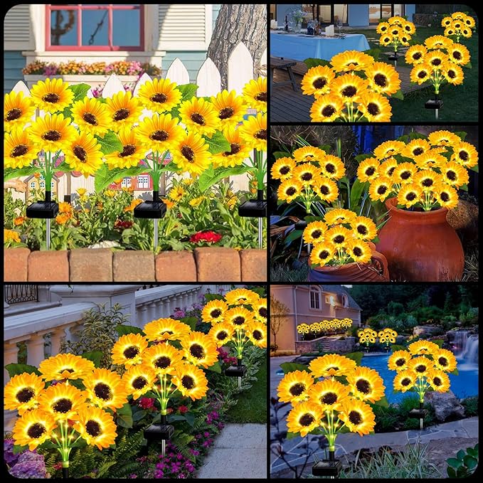 LuminaFlare — Verzaubere deinen Garten mit magischem, sorgenfreiem Sonnenlicht bis spät in die Nacht!