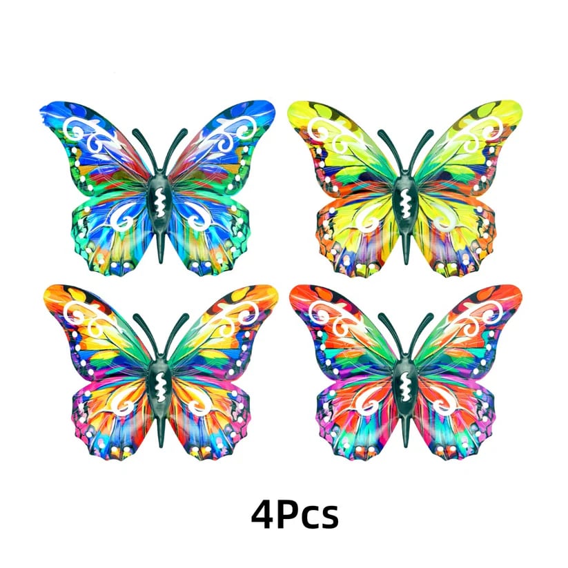 VividWing Metall-Schmetterling Set — Bringe lebendige Farben & Energie in dein Zuhause, die nie verblassen!