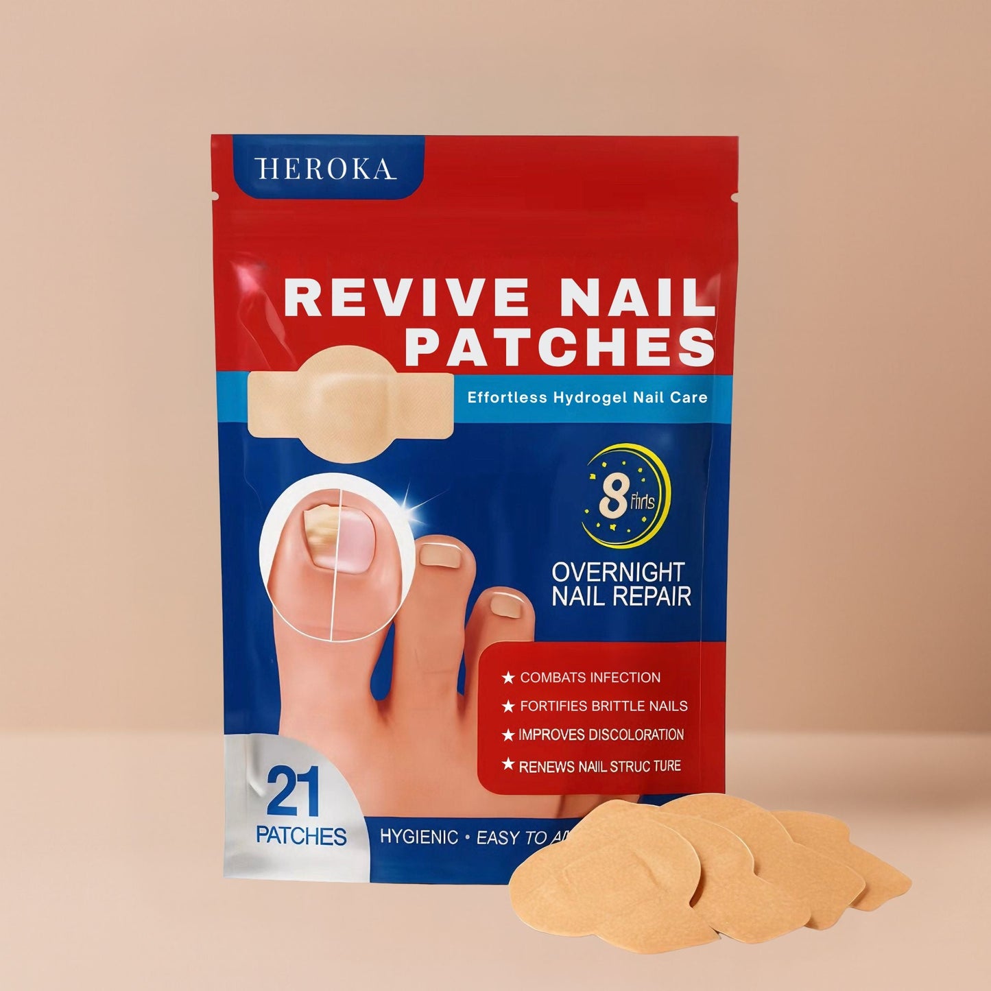 NailVibe Repair Patches — Endlich selbstbewusst nackte Füße zeigen ohne Scham!