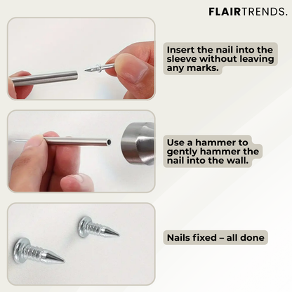 FixProX — Starke Power-Fixierung für makellose Wände ohne Bohren und Stress! (100 Stück)