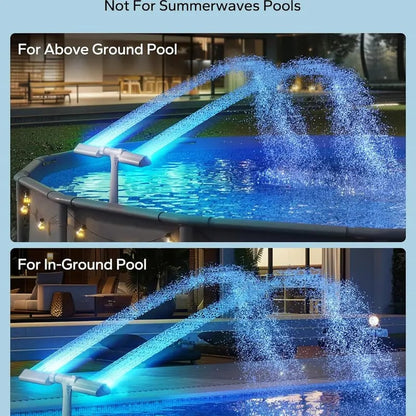 SolarSplash Pro — Verwandelt deinen Pool in eine kühle Wohlfühl-Oase mit magischem Lichterzauber