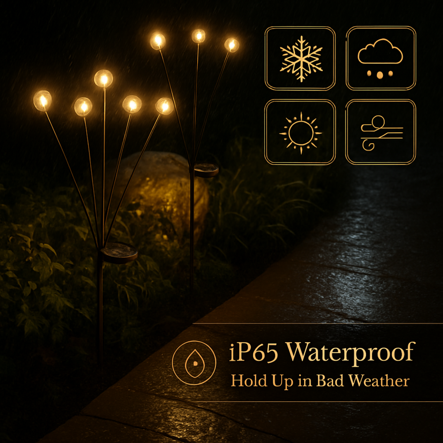 GlowFlick™ — Verzaubere Deinen Garten mit magischem, automatischem Licht, das begeistert und entspannt