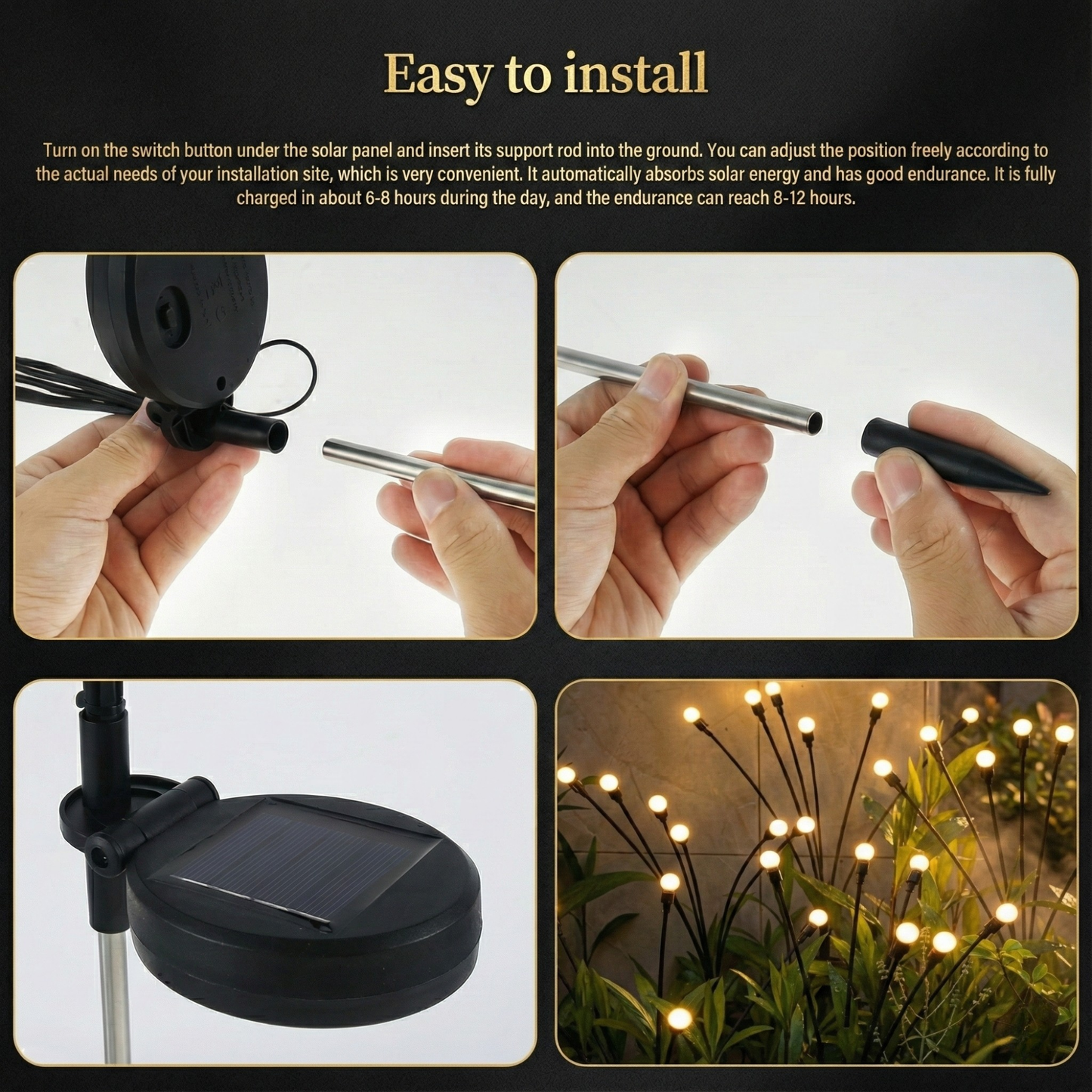 GlowFlick™ — Verzaubere Deinen Garten mit magischem, automatischem Licht, das begeistert und entspannt