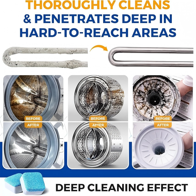 CleanForce PowerTabs — Bring deine Waschmaschine zurück in Bestform und rieche die Frische jedes Mal!