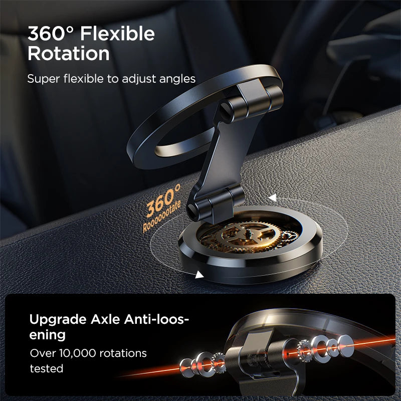 (50% Rabatt) - SafePhone - Car Mount Magnetic Ring Holder - Kein Wackeln oder Fallenlassen mehr während der Fahrt!