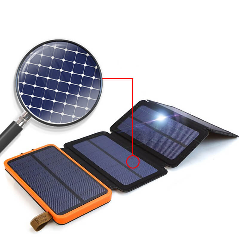 (50% Rabatt) - SolarPower - Faltbare Solarpanel Power Bank - Laden Sie Ihre Geräte in allen Situationen!