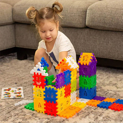 (50% Rabatt) - KidsBlock - Interlocking Building Blocks - Bauen, kreieren und erforschen!