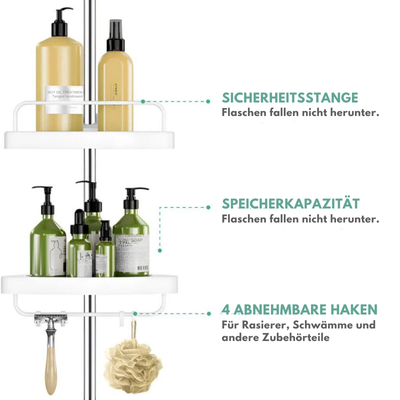 ClutchaRack — Endlich Ordnung im Bad, die dir Zeit und Nerven schenkt!