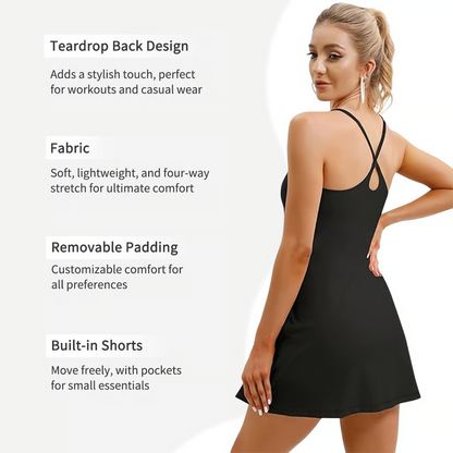 FlowFit Dress — Beweg dich frei und fühl dich sexy stark den ganzen Tag