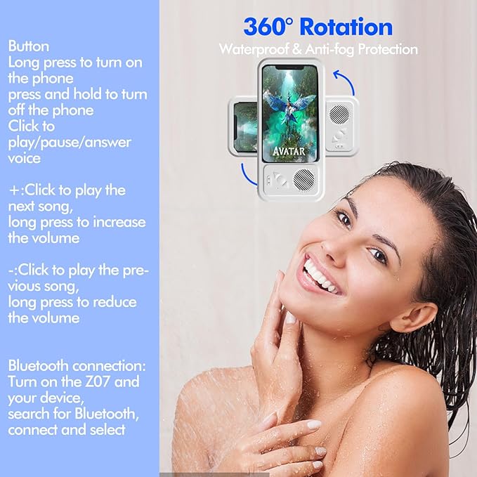 GlowStream — Mach deine Dusche zur ultimativen Entertainment-Oase voller Freiheit und Power