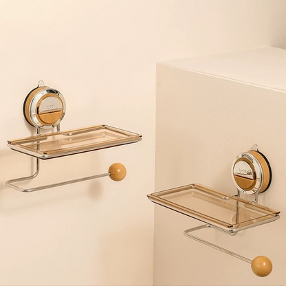 Elm Wood / Toilet Paper Holder — Schnell montiert, bombenfest & stilvoll für dein makelloses Bad!