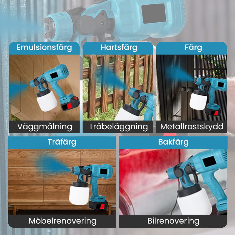 PowerSprayX — Malen ohne Mühe, schnell, sauber und völlig frei