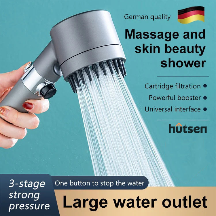 VitaSpray 4-in-1 Wellness-Duschkopf — Entfache Deine Kraftquelle mit jeder Dusche für strahlende Haut und pure Entspannung