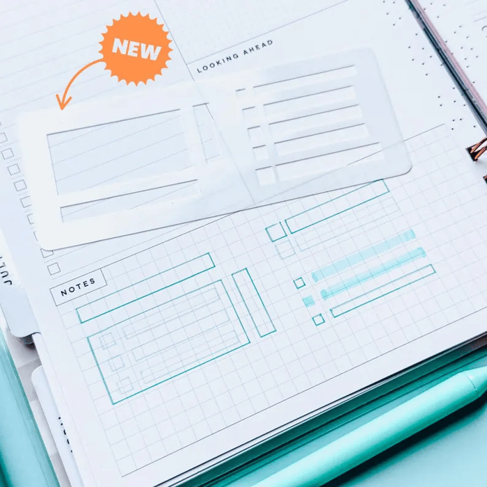 FlexiStencil — Verleihe deinem Bullet Journal meisterhafte Ordnung und kreative Magie auf jedem Blatt!