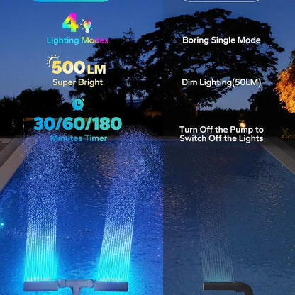 SolarSplash Pro — Verwandelt deinen Pool in eine kühle Wohlfühl-Oase mit magischem Lichterzauber