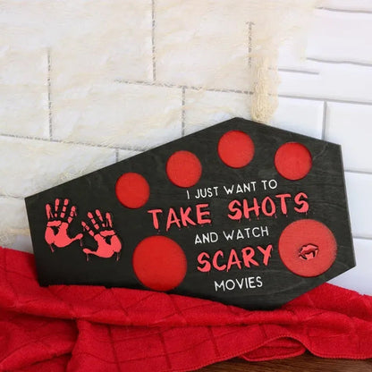 DarkRitual Sarg-Shot-Servierteller — Verwandelt deine Party in ein unvergessliches Horror-Abenteuer voller Nervenkitzel und cooler Grusel-Atmosphäre (2 Stück)