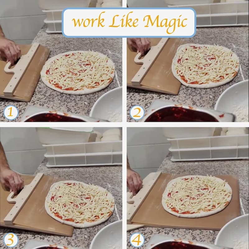 SlideMeister — Gleite stressfrei zur perfekt formstabilen Pizza ohne Chaos