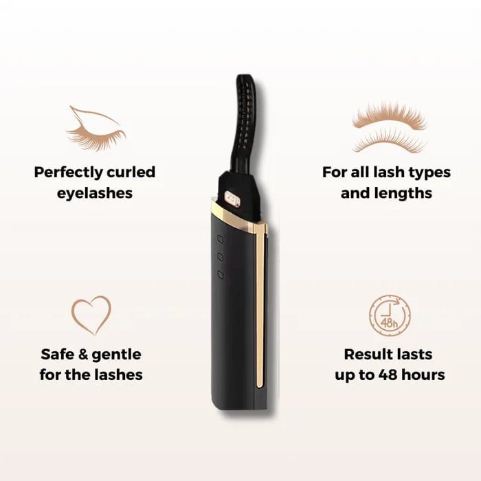GlowTide — Perfekt gebogene Wimpern, die dich unwiderstehlich strahlen lassen