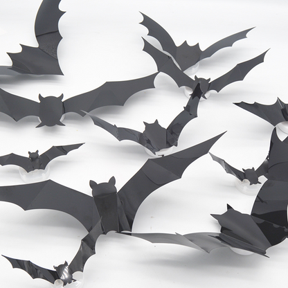 3D Fledermaus LED-Wanddeko — Mach dein Zuhause zur gruseligsten Halloween-Bühne mit lebensechten Flug-Illusionen!