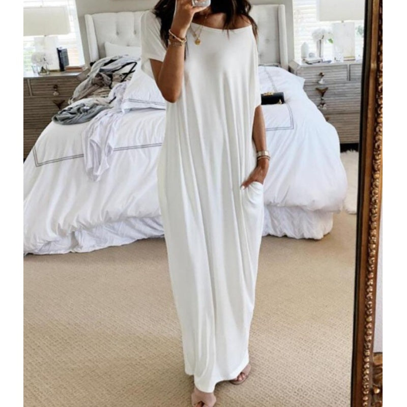 Sommerleichtes V-Ausschnitt-Kleid — Spüre den ganzen Tag kühl-frische Freiheit und stilvolle Leichtigkeit