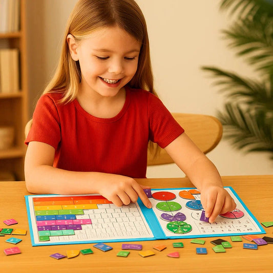 Magnetic MindBlaze Fraction Puzzle — Verwandle Mathe in ein magisches Abenteuer, das Kinder lieben und meistern wollen!
