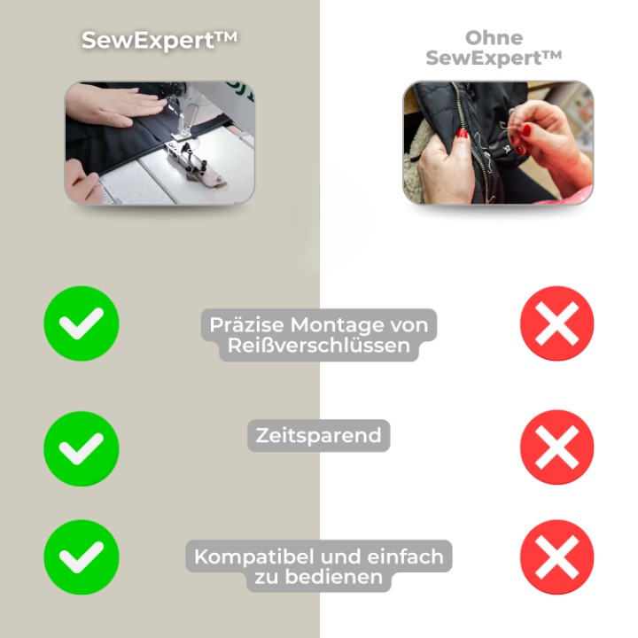 ZipperMaster Pro — Perfekte, faltenfreie Reißverschlüsse für Profi-Nähkunst im Handumdrehen!