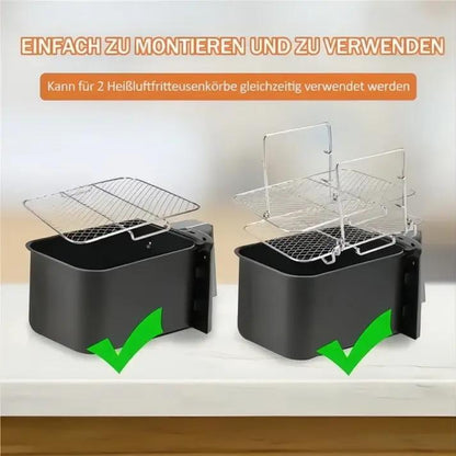 SkyGrill Pro — Dreifache Power für stressfreies Knusper-Glück ohne Wenden