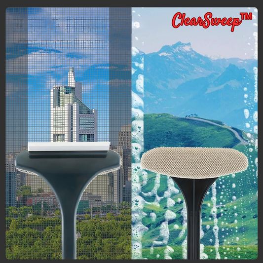 FensterFixx — Nie wieder schmutzige Scheiben oder mühsame Fliegengitter! (2 Stück)