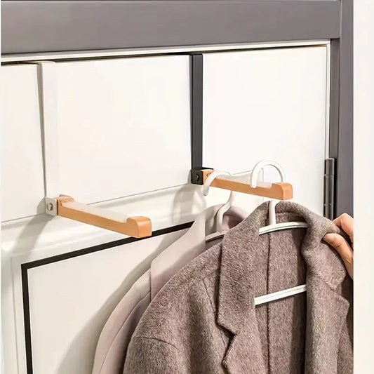 Set of 2 Foldable Hook Shelves — Maximize Your Space Instantly with Effortless, Stylish Organization