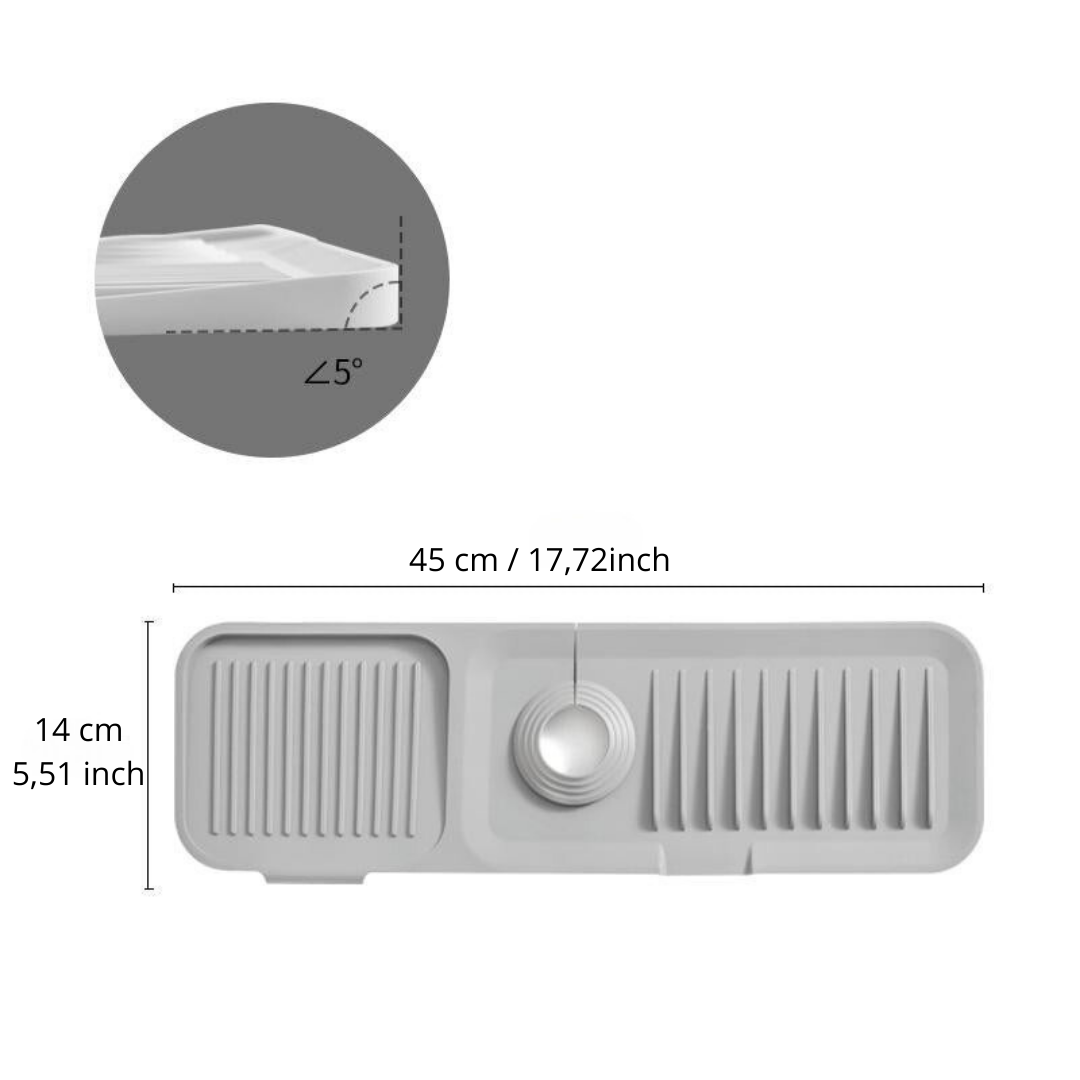 TurboTrockner Matte — Mach Schluss mit nassen Flächen und Chaos für eine Küche, die strahlt und entspannt!