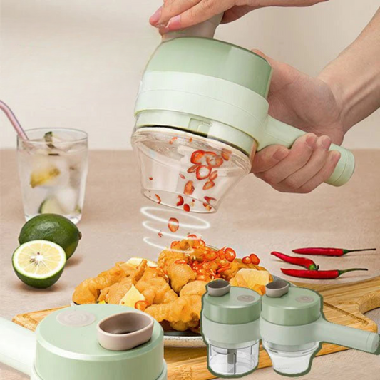 4-in-1 Turbo Küchenrakete — Revolutioniere deine Küche und genieße blitzschnelle Freiheit vom Schnibbel-Stress!