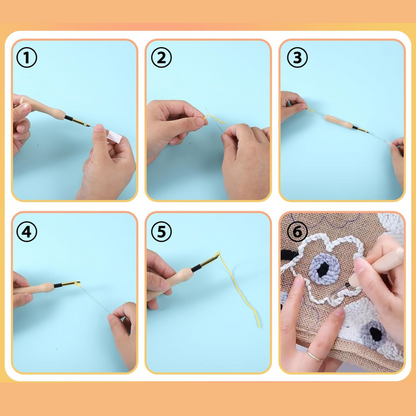 NeedleNinja — Ergonomischer Nadelgriff für schmerzfreies, grenzenloses Kreativnähen