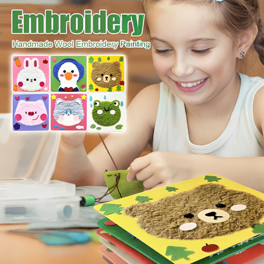 DIY Embroidery Doll Kit for Kids — Entfessele spielerische Kreativität und Stolz in kleinen Händen!
