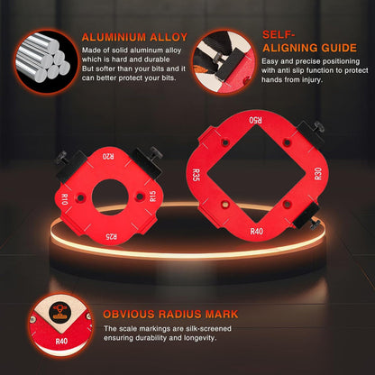 4 in 1 Arc Angle Positioning Template — Perfekte Holzkanten ohne Frust, jedes Mal treffsicher & professionell