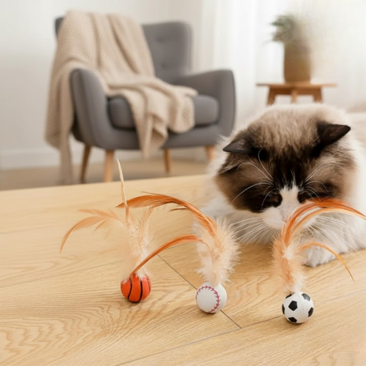 FetherSprint — Entfessle den wilden Jäger in deiner Katze mit lautlosem Spielspaß!