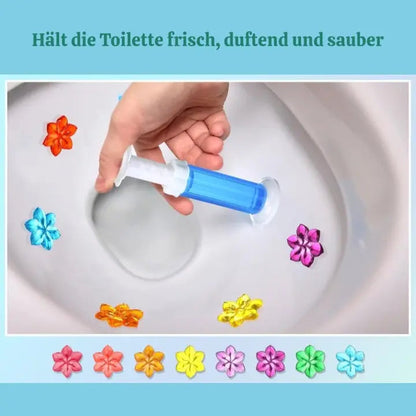 12er Gel-Stempelset für die Toilette — Verwandle jede Spülung in eine Explosion unwiderstehlicher Frische!