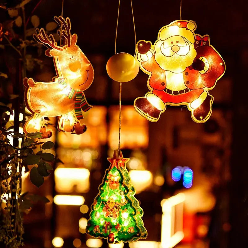 Lichtzauber Fenster-Deko — Zaubere im Handumdrehen magische Weihnachtsmomente ins Herz Deines Zuhauses!