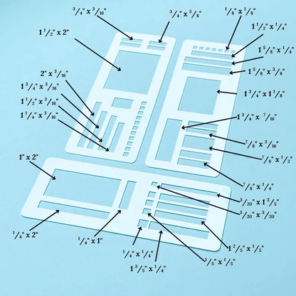 FlexiStencil — Verleihe deinem Bullet Journal meisterhafte Ordnung und kreative Magie auf jedem Blatt!