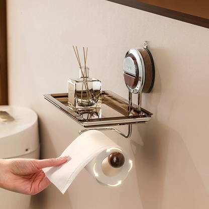 Elm Wood / Toilet Paper Holder — Schnell montiert, bombenfest & stilvoll für dein makelloses Bad!