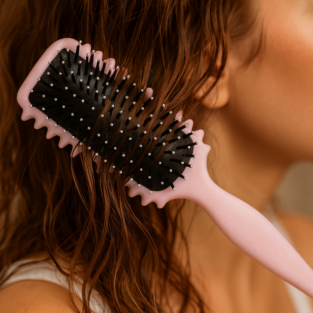 CurlSavvy Styling Brush — Schmerzfrei zu glänzenden, lebendigen Locken, die dich verzaubern