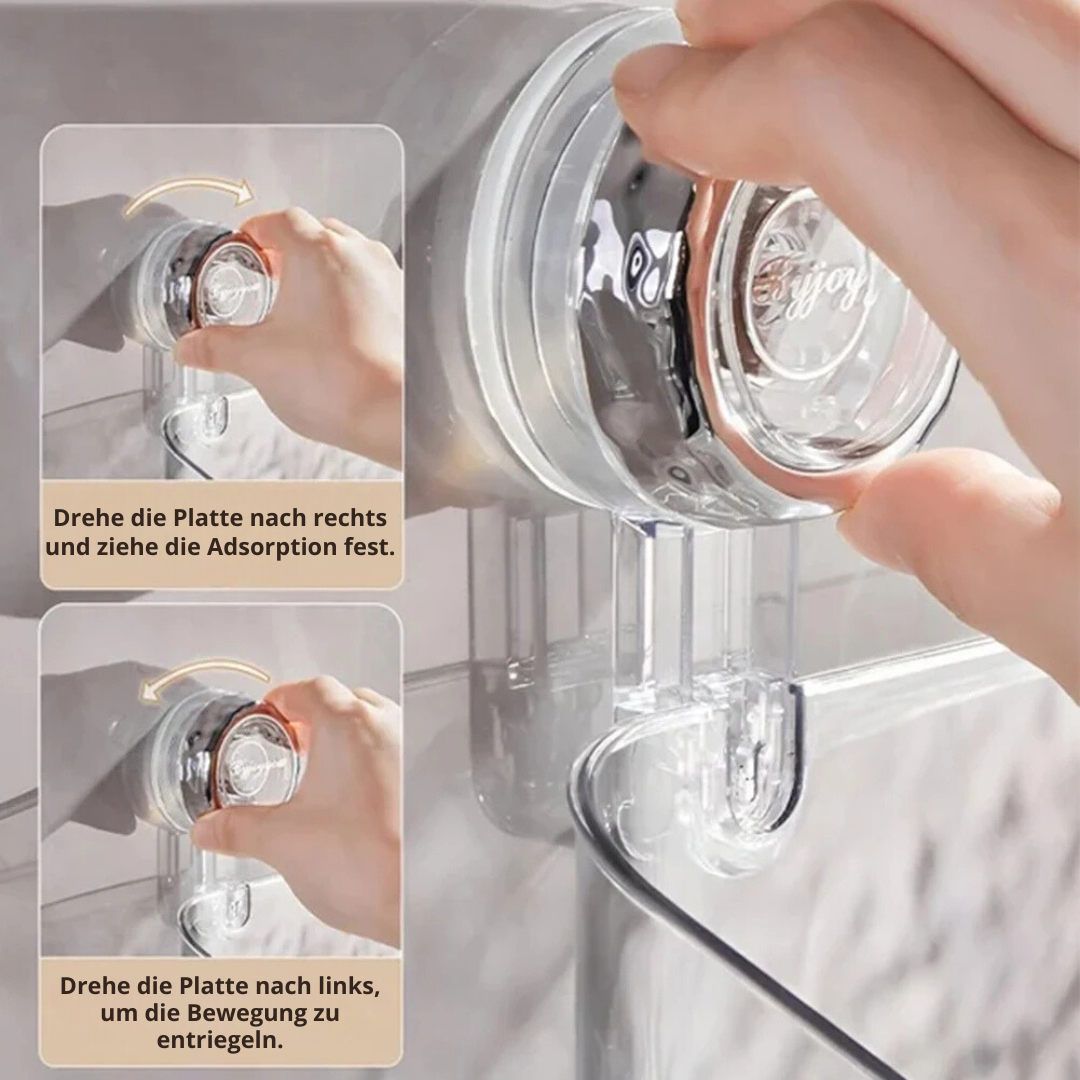 PowerGrip Organizer — Endlich entspannte Ordnung und stilvolles Badezimmerglück ohne Bohrlöcher!